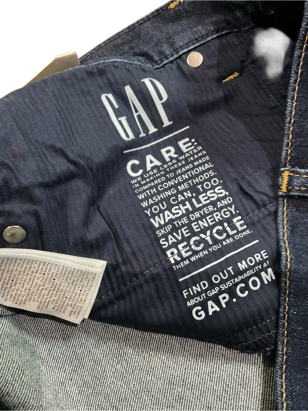 Gap Vintage Slim High Rise Ankle Length Jeans Size 35 / 20 - Picture 5 of 7